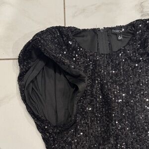 Fashion Nova sequin jumpsuit size S